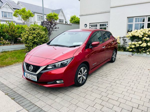 Nissan Leaf Hatchback, Electric, 2019, Red