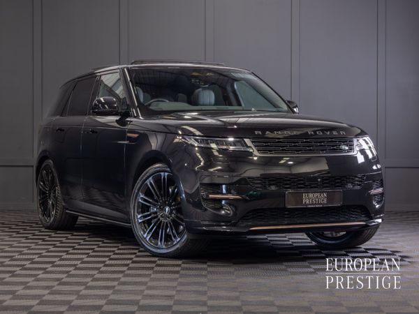 Land Rover Range Rover Sport SUV, Petrol Plug-in Hybrid, 2024, Black