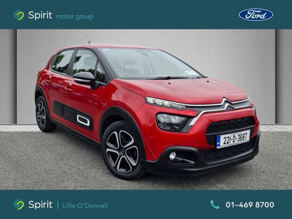 Citroen C3 Hatchback, Petrol, 2022, Red