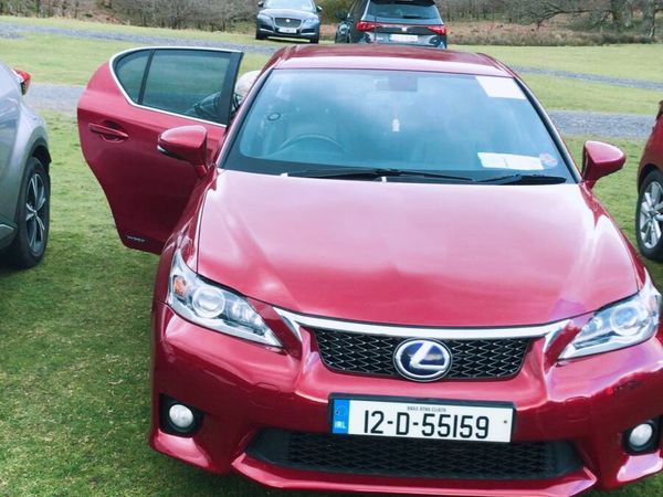 Lexus CT Hatchback, Petrol Hybrid, 2012, Red