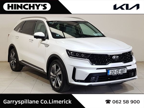 Kia Sorento SUV, Petrol Plug-in Hybrid, 2021, White