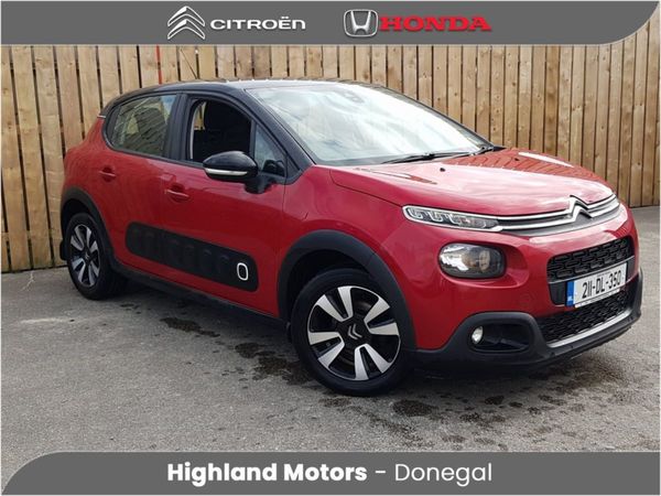 Citroen C3 Hatchback, Petrol, 2021, Red