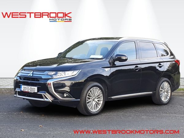 Mitsubishi Outlander SUV, Petrol Plug-in Hybrid, 2020, Black