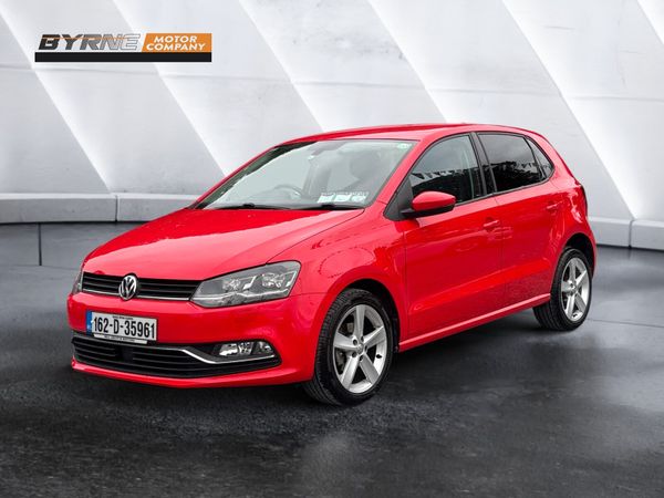 Volkswagen Polo Hatchback, Petrol, 2016, Red