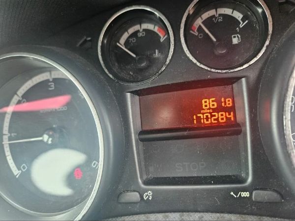 Peugeot 308 Hatchback, Diesel, 2009, Black