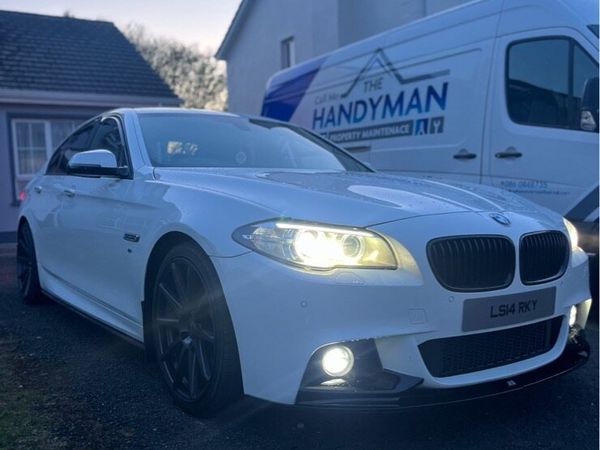 BMW 5-Series Saloon, Diesel, 2014, White