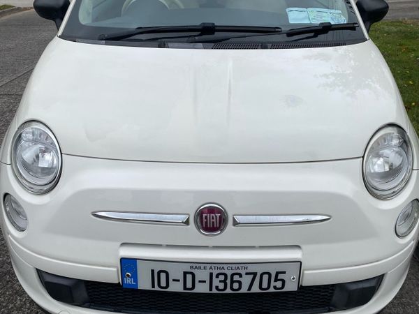Fiat 500 Hatchback, Petrol, 2010, White