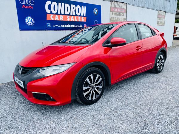 Honda Civic Hatchback, Diesel, 2013, Red