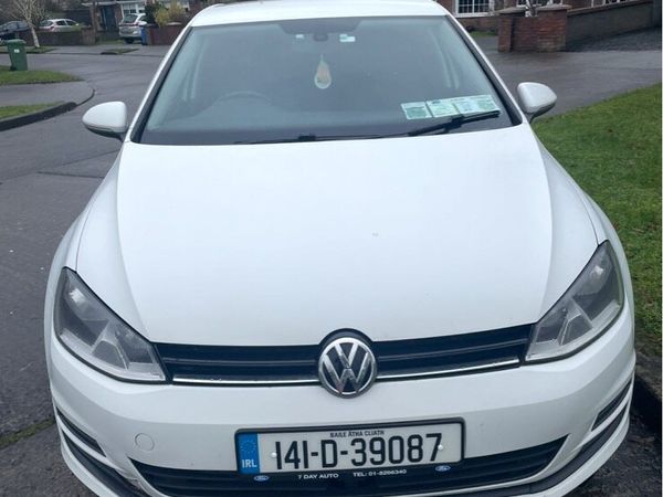 Volkswagen Golf Hatchback, Diesel, 2014, White