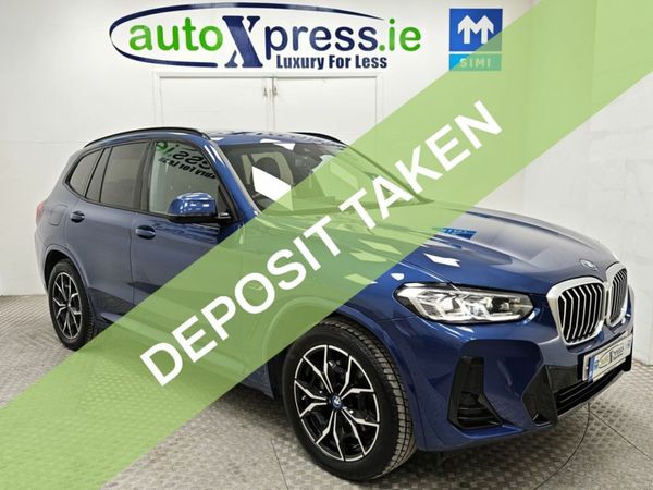 BMW X3 SUV, Petrol Plug-in Hybrid, 2022, Blue