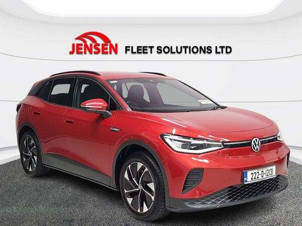Volkswagen ID.4 SUV, Electric, 2022, Red