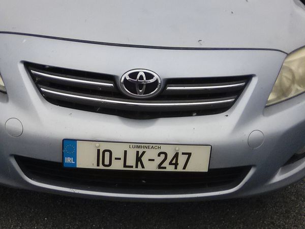 Toyota Corolla Saloon, Diesel, 2010, Blue