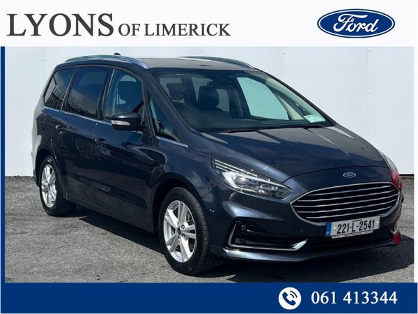 Ford Galaxy MPV, Petrol Hybrid, 2022, Blue