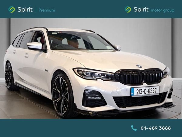 BMW 3-Series Estate, Petrol Plug-in Hybrid, 2021, White