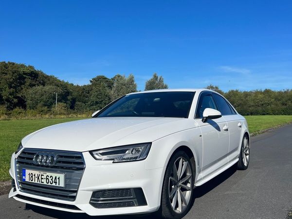 Audi A4 Saloon, Petrol, 2018, White