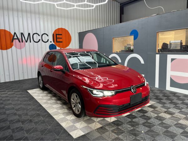 Volkswagen Golf Hatchback, Petrol Hybrid, 2021, Red