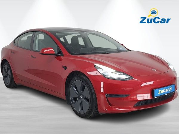 Tesla Model 3 Saloon, Electric, 2021, Red