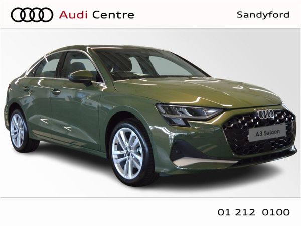 Audi A3 Saloon, Petrol, 2025, Green