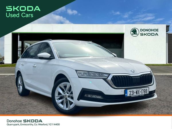 Skoda Octavia Estate, Petrol, 2023, White
