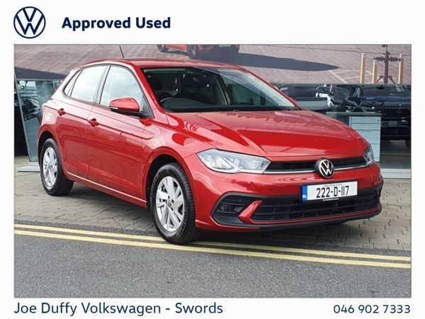 Volkswagen Polo Hatchback, Petrol, 2022, Red
