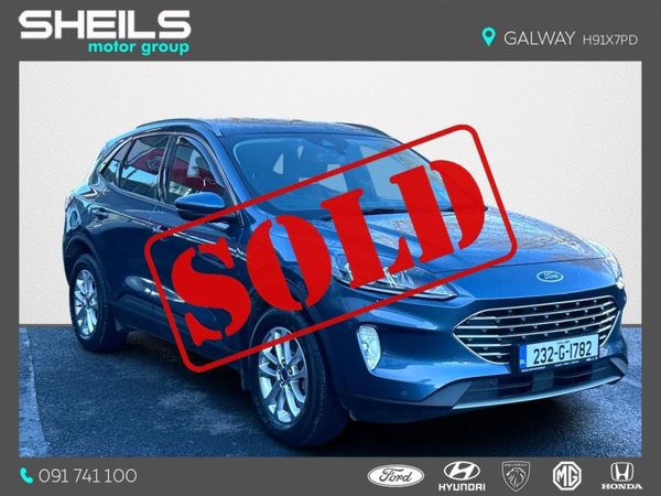 Ford Kuga SUV, Petrol Plug-in Hybrid, 2023, Blue