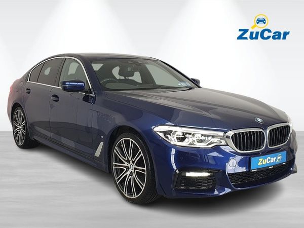 BMW 5-Series Saloon, Petrol Plug-in Hybrid, 2020, Blue