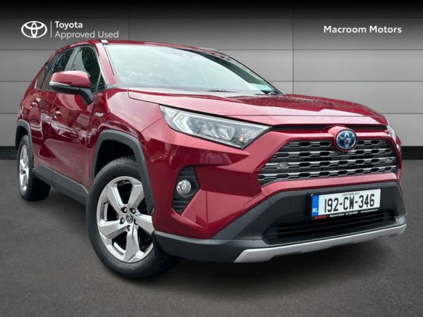 Toyota RAV4 SUV, Petrol Hybrid, 2019, Red