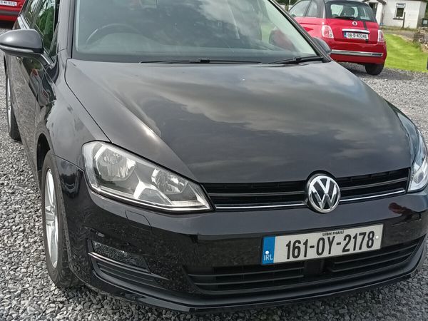 Volkswagen Golf Hatchback, Diesel, 2016, Black