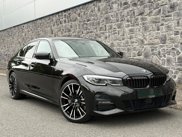 BMW 3-Series Saloon, Petrol Hybrid, 2020, Black