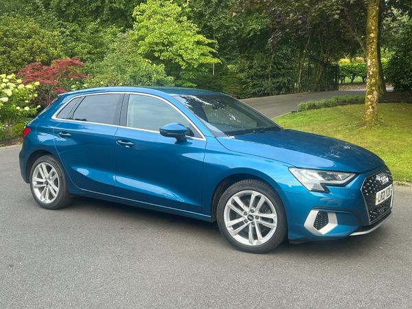 Audi A3 Hatchback, Petrol Hybrid, 2021, Blue