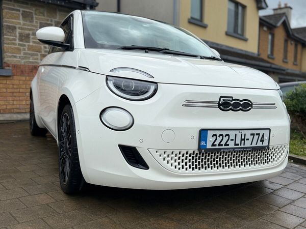 Fiat 500e Hatchback, Electric, 2022, White