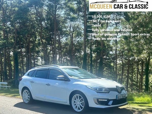 Renault Megane Estate, Petrol, 2016, White