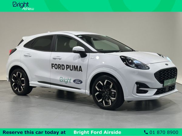 Ford Puma MPV, Petrol Hybrid, 2024, White