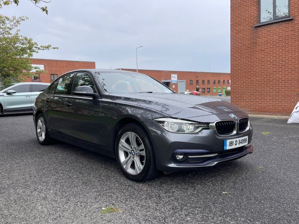 BMW 3-Series Saloon, Petrol, 2018, Grey