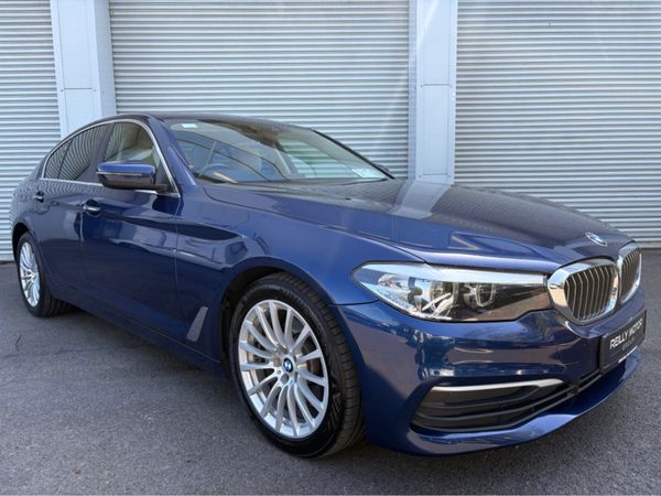 BMW 5-Series Saloon, Diesel, 2018, Blue