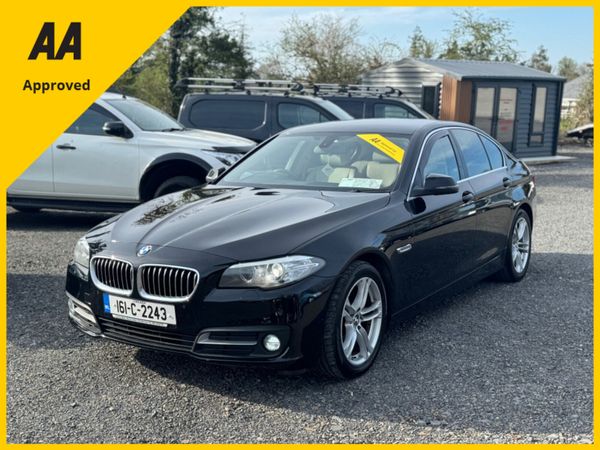 BMW 5-Series Saloon, Diesel, 2016, Black
