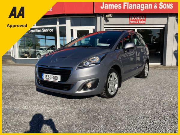 Peugeot 5008 MPV, Diesel, 2016, Grey