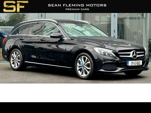 Mercedes-Benz C-Class Estate, Petrol Plug-in Hybrid, 2017, Black