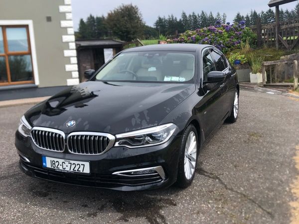 BMW 5-Series Saloon, Diesel, 2018, Black