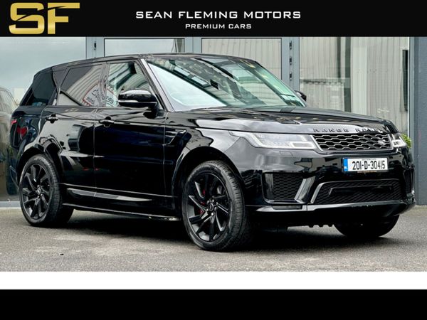 Land Rover Range Rover Sport Estate, Petrol Hybrid, 2020, Black