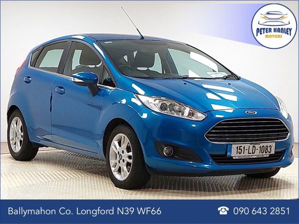 Ford Fiesta Hatchback, Petrol, 2015, Blue