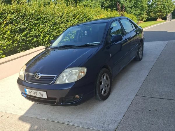 Toyota Corolla Saloon, Petrol, 2007, Blue