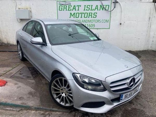 Mercedes-Benz C-Class Saloon, Petrol, 2016, Silver