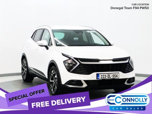 Kia Sportage SUV, Petrol Hybrid, 2022, White