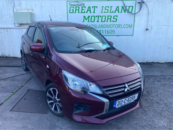 Mitsubishi Mirage Hatchback, Petrol, 2021, Red