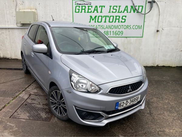 Mitsubishi Mirage Hatchback, Petrol, 2016, Silver