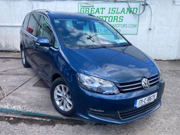 Volkswagen Sharan MPV, Petrol, 2017, Blue