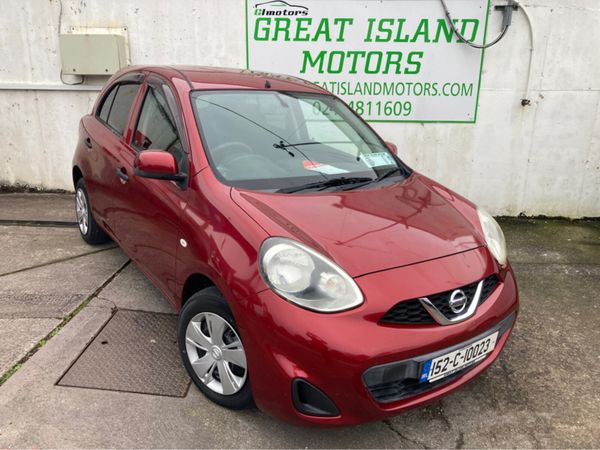 Nissan March Hatchback, Petrol, 2015, Red