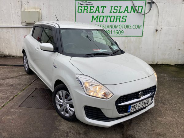 Suzuki Swift Hatchback, Petrol Hybrid, 2020, White