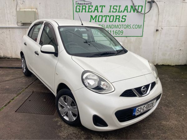 Nissan March Hatchback, Petrol, 2015, White